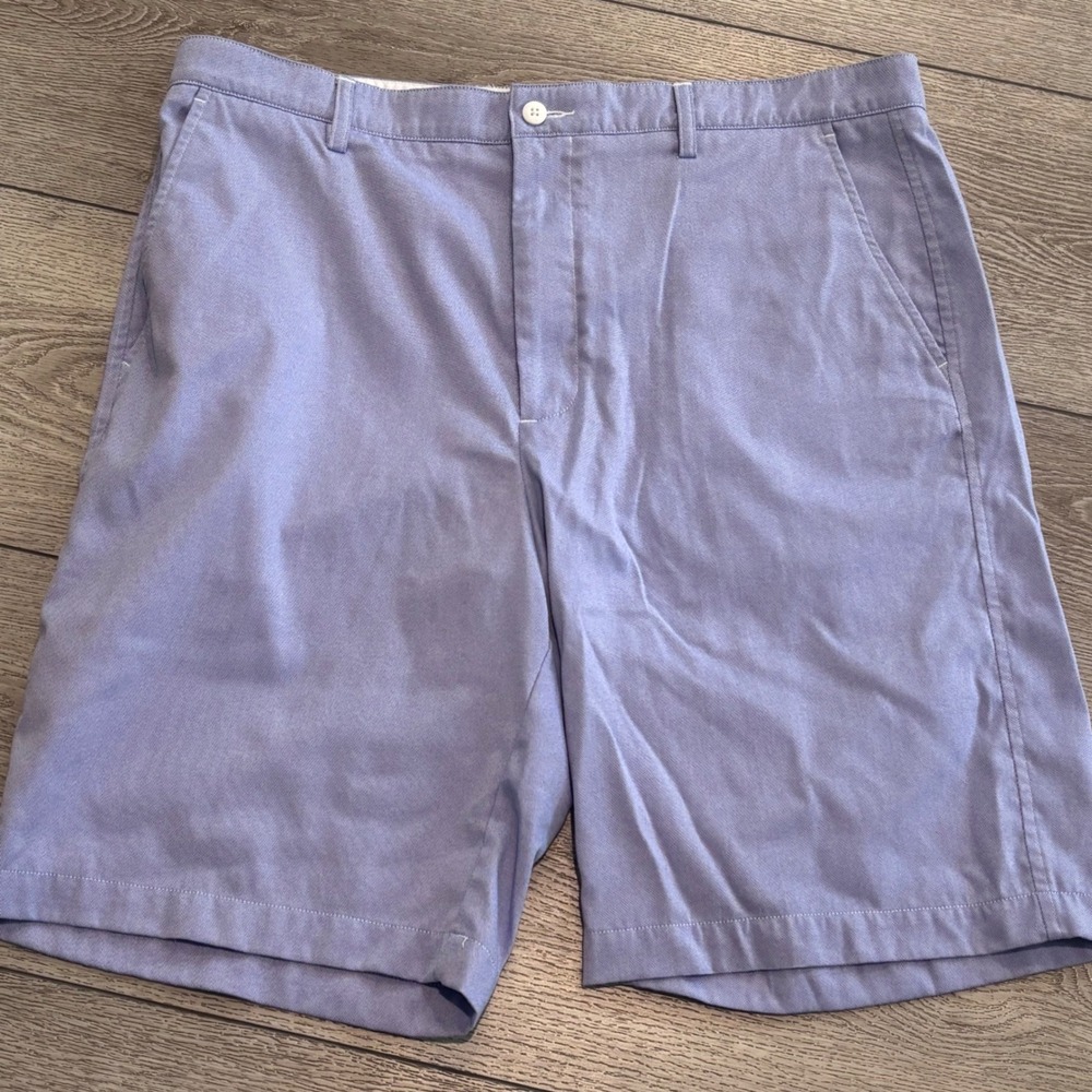 FootJoy Golf Shorts Mens 38 Purple Performance Flat Front Casual Preppy Athletic